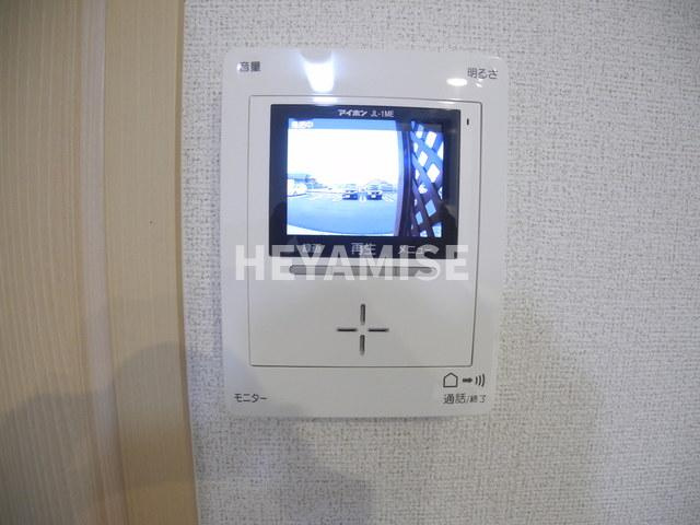 プラシードヒルⅡのセキュリティ|※室内画像は別号室のもの