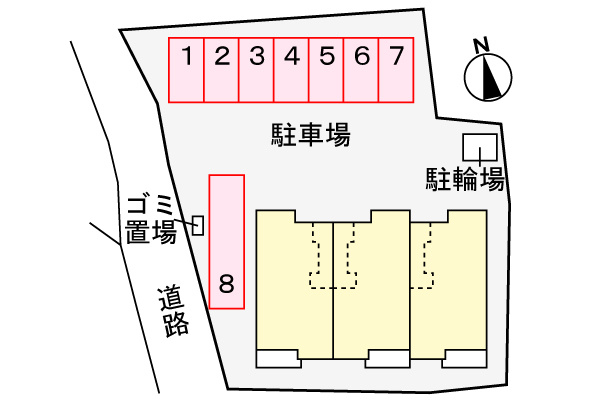 プラシードヒルⅡの区画図
