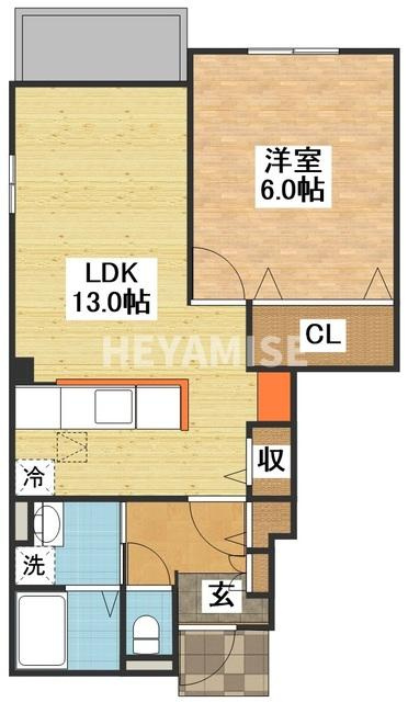 プラシードヒルⅡの間取り
