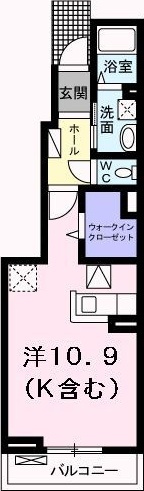 フローラ春日の間取り