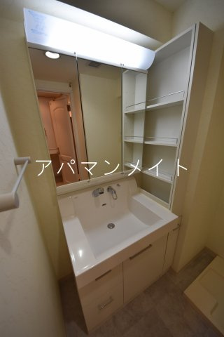 【洗面所】 | シェイクアパウ | 広い洗面スペース