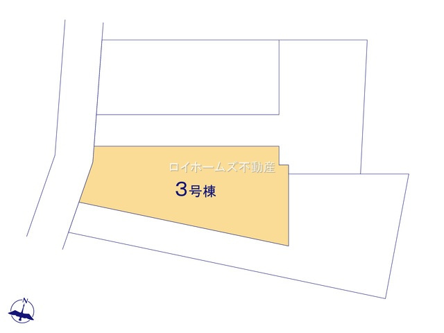 【区画図】 | 北名古屋市熊之庄屋形3303『仲介料無料』新築戸建て | 3号棟