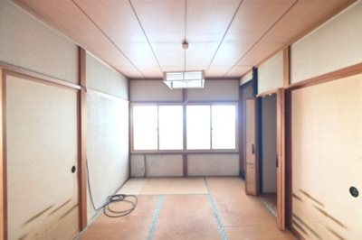 【和室】 | 黒石市北美町二丁目・中古住宅・平屋建て13.5坪 | 和室6帖
