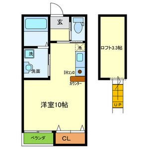 グランシャリオ山本通Ⅱの間取り