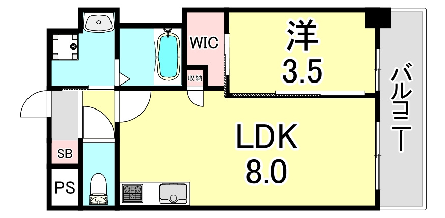 KMS新生水木通の間取り