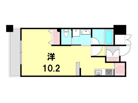 アーバネックス神戸駅前の間取り