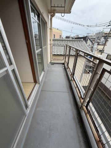 第二南マンションのバルコニー