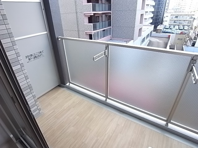 エスリード神戸兵庫駅アクアヴィラのバルコニー