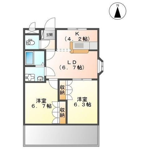 センチュリーハイツの間取り