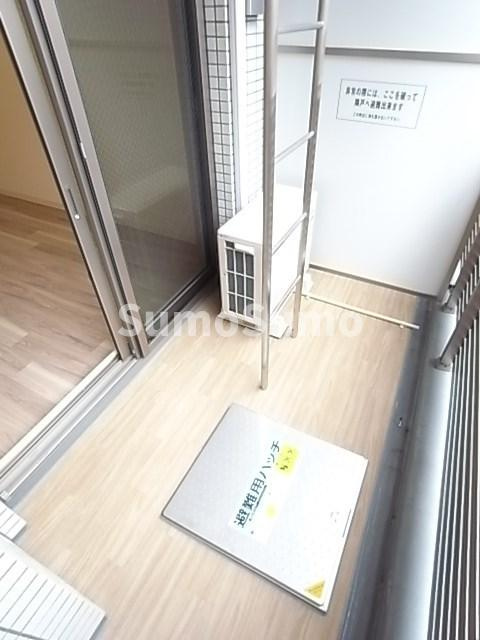 プレサンス三宮ポルトのバルコニー