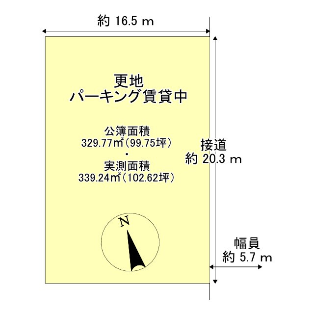 鹿ヶ谷西寺ノ前町 建築条件無し 土地の土地図