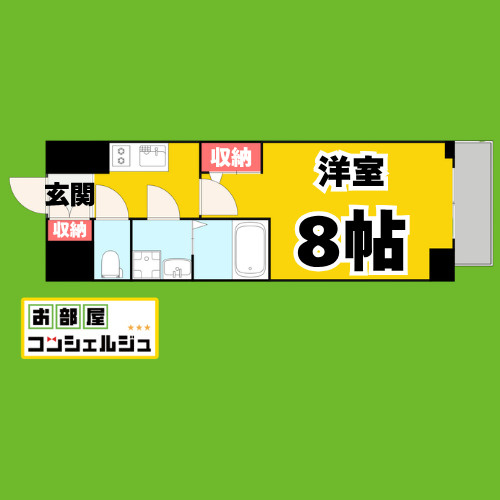 エスリード栄 THE PARKの間取り