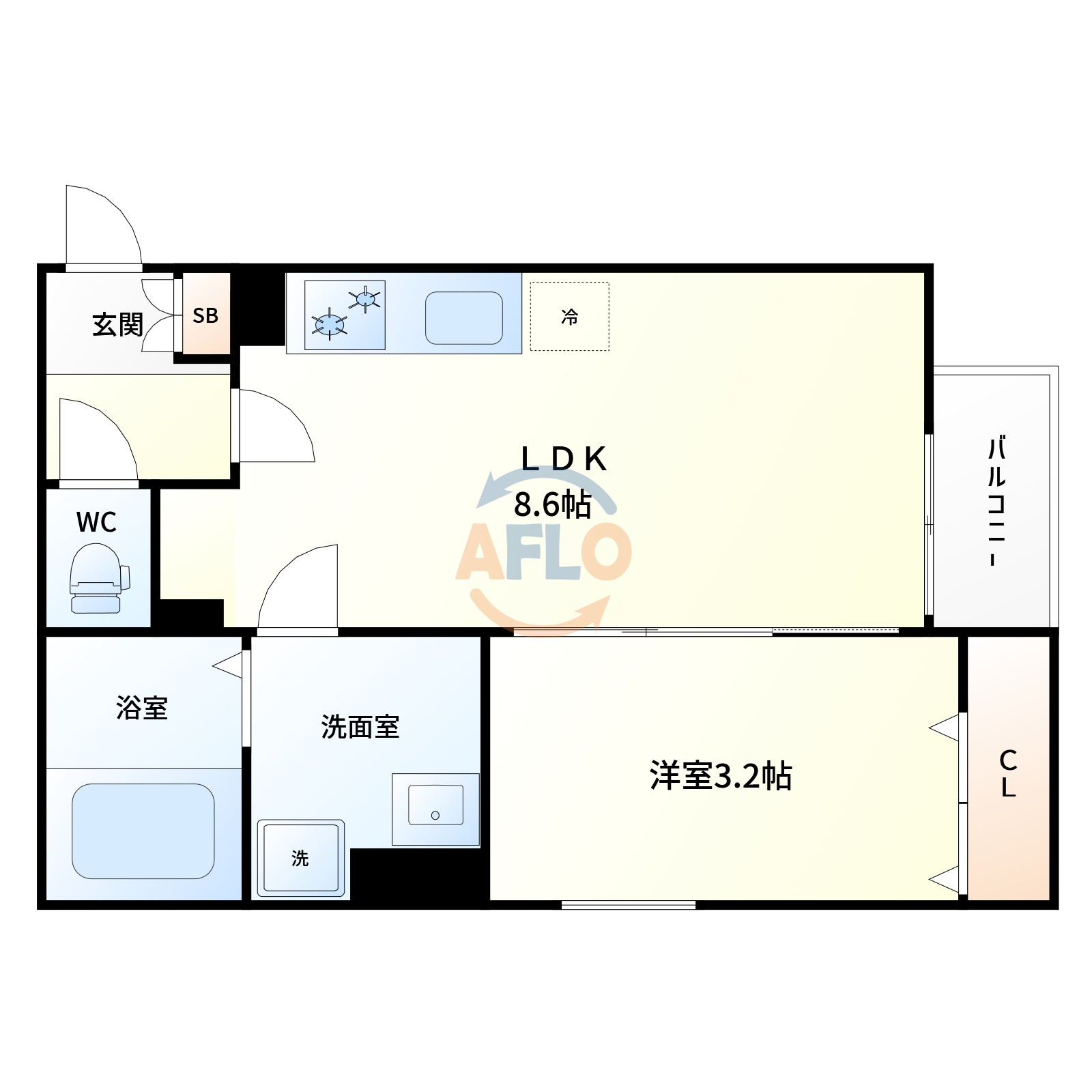 REGIES姫里の間取り|REGIES姫里　間取り