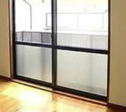 クレセントハウスⅠのバルコニー