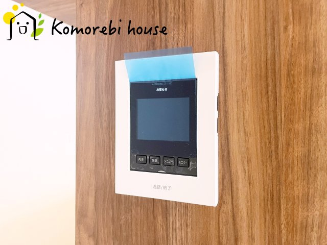 上尾市上平中央2丁目　新築一戸建て　ブルーミングガーデン　01の防犯設備|モニター付インターホンです