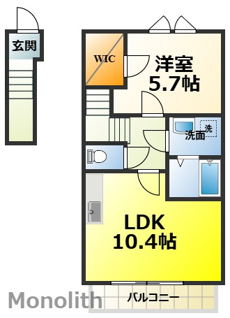 ラビアンローズの間取り