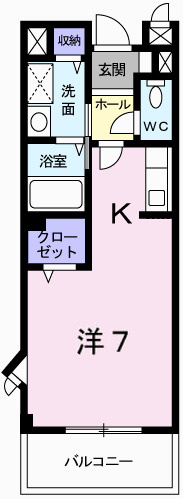 タウニー北条　２の間取り