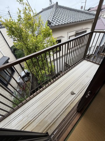 須磨区天神町貸家のバルコニー