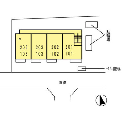 【区画図】 | サンライズ柄沢 東館