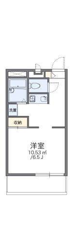 レオパレス毘沙門の間取り