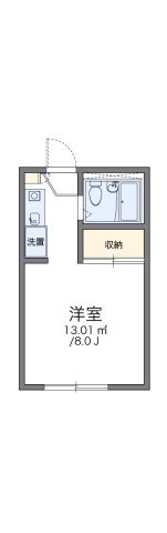 レオパレスジョイフルＭの間取り