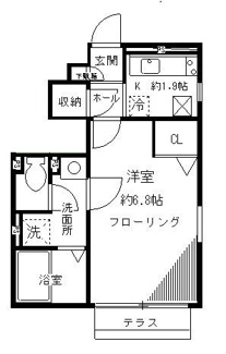 【間取り】 | ラヴィエＭ・Ａ | 間取りです。