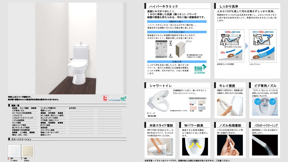 コルディアル飯塚のトイレ