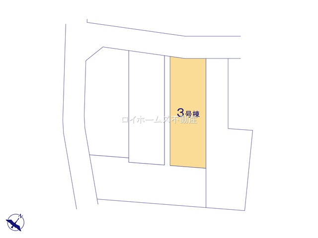 【区画図】 | 東海市養父町八王子60-2『仲介料無料』新築戸建て | 3号棟