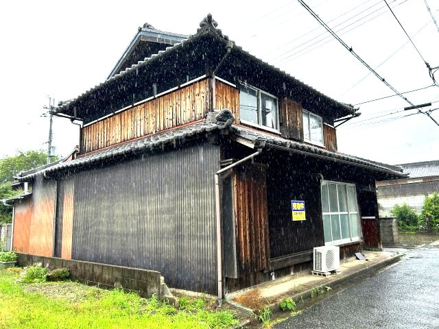 加古川市上荘町国包　土地の前面道路含む現地写真|前面道路含む現地写真です