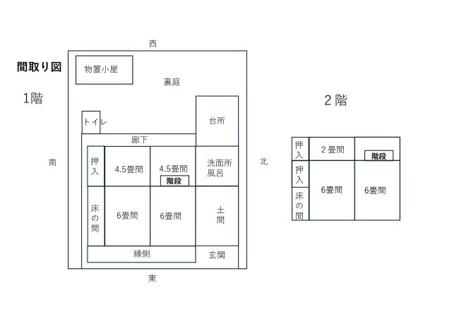 加古川市上荘町国包　戸建の間取り|略図になります。詳細は現地にてご確認お願い致します。