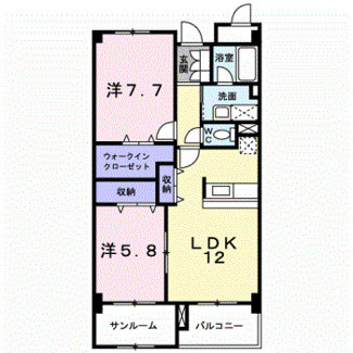 【間取り】 | シャトー　グラース