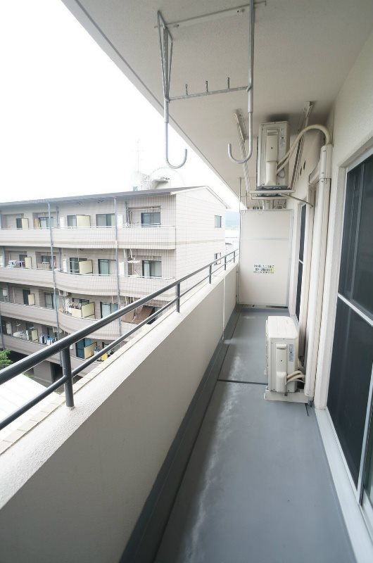 スカイビュー東土川のバルコニー