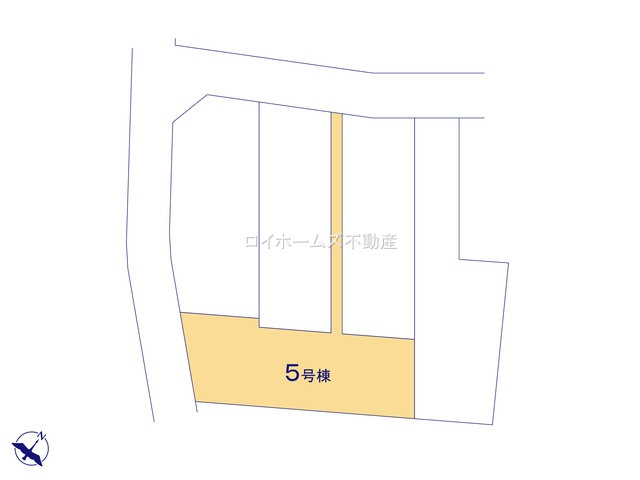 【区画図】 | 東海市養父町八王子60-2『仲介料無料』新築戸建て | 5号棟