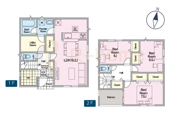 東茨城郡茨城町前田第6　新築戸建て　3号棟の間取り|3LDK＋SIC＋パントリー、土地面積200.00m2、建物面積97.20m2
