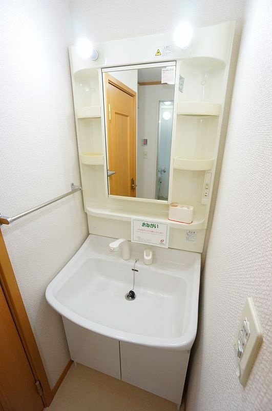 プラシード上ノ山　Ｄの洗面所
