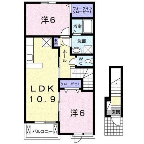 【間取り】 | フォレスタ橋本　Ⅱ