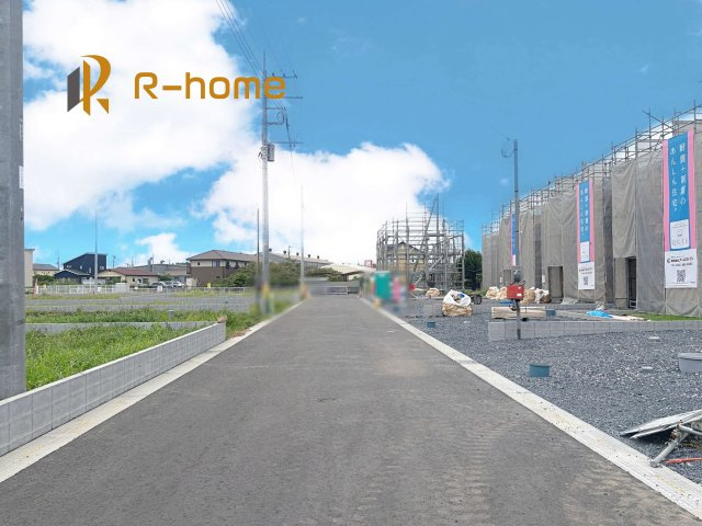 東茨城郡茨城町前田第6　新築戸建て　6号棟の前面道路含む現地写真|周辺環境も併せて案内致します♪
ぜひ現地へお越しください♪