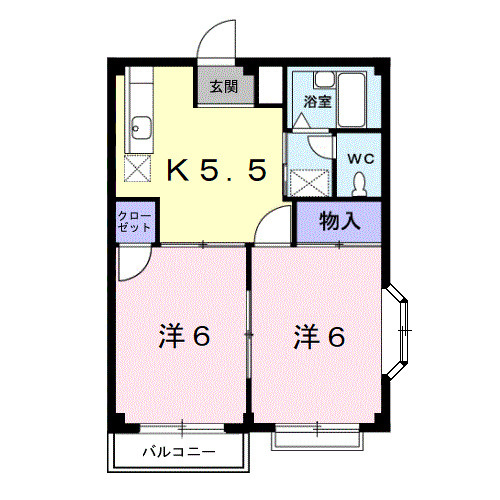 【間取り】 | エルシャトウ吉備Ⅰ