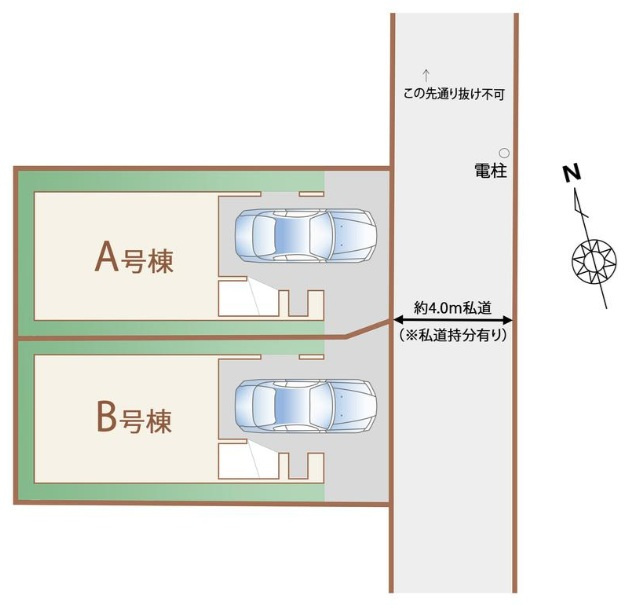 船橋市市場４丁目２３６５番の区画図