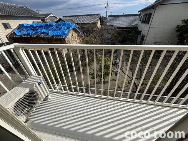 ハイツパークサイドのバルコニー