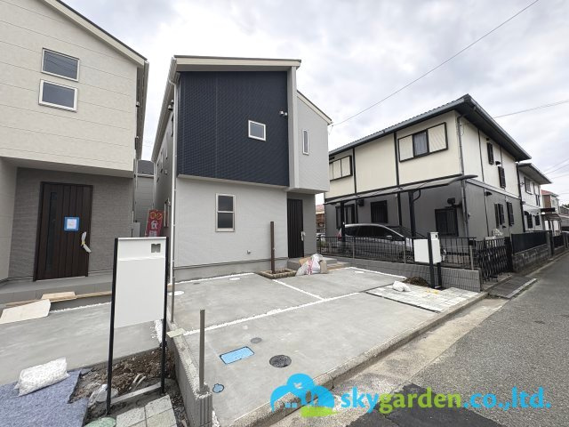 茅ヶ崎市東海岸南6丁目　新築戸建　全３棟１号棟の前面道路含む現地写真|前面道路含む現地写真です