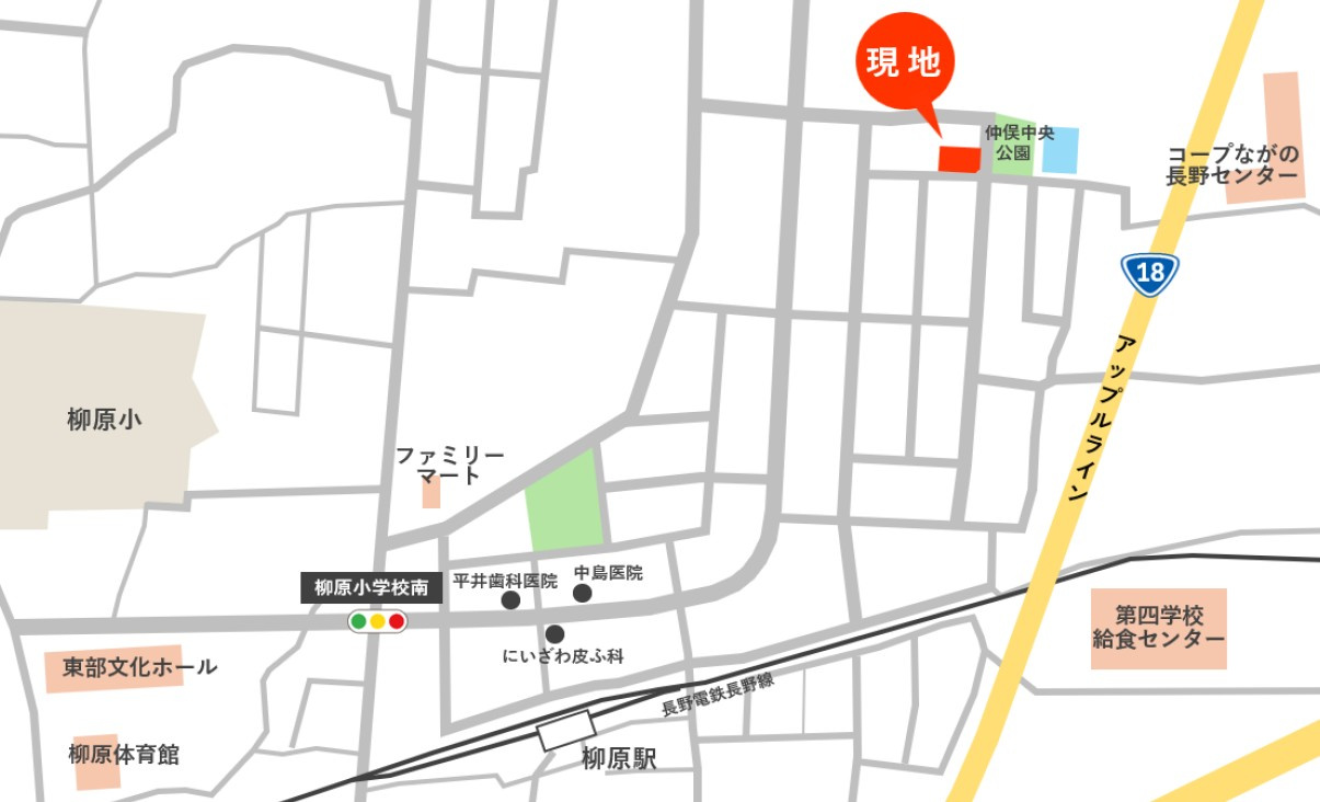 東邦ピュアコート柳原Ⅳ（4）の地図