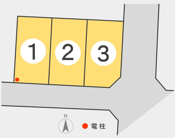 東邦ピュアコート柳原Ⅳ（4）の区画図