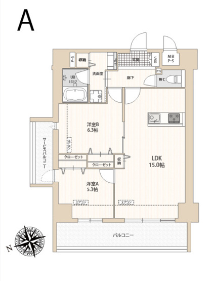 【間取り】 | レクサスガーデン箱崎タワーズ WEST