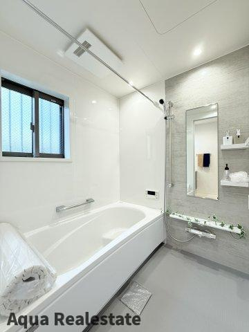高松市室新町の新築一戸建の浴室|お風呂で日々の疲れを落としましょう　※同社施工のモデルハウス写真です