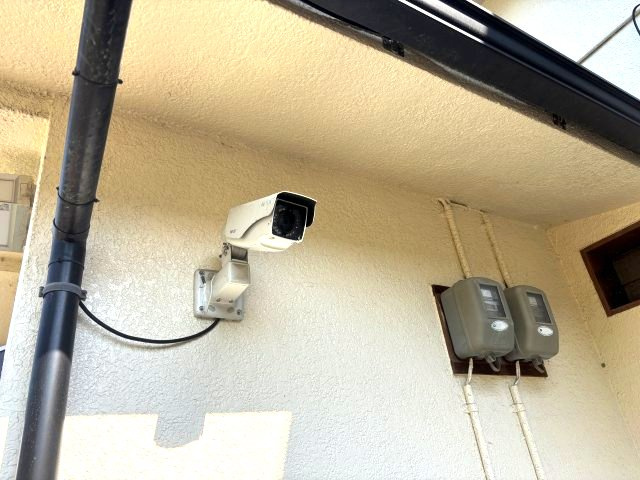 南河内郡河南町大字一須賀のテラスのセキュリティ