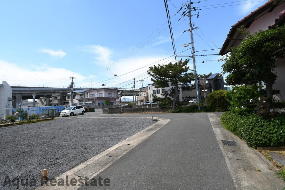 オール電化デザイナーズハウス住吉建売⑭の前面道路含む現地写真|前面道路含む現地写真です