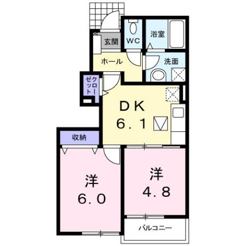 【間取り】 | ハイドランジア　１番館