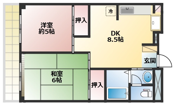 【間取り】 | グランレジデンス入間 | ㊟写真は別部屋の写真です