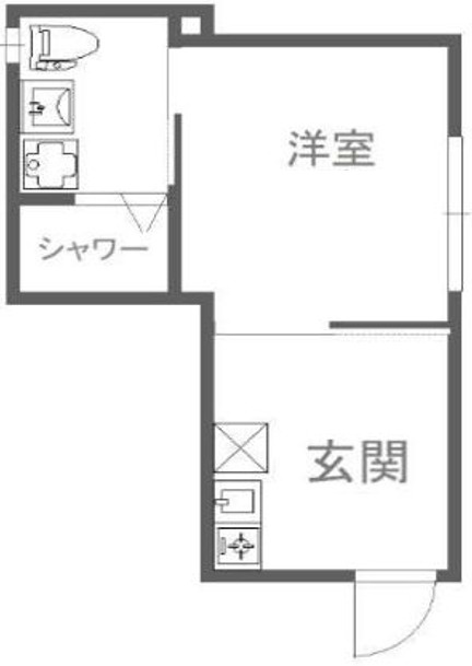 Glanz高円寺南の間取り